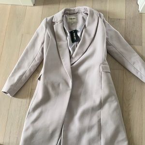 Ladies Maxi Coat in Lavender